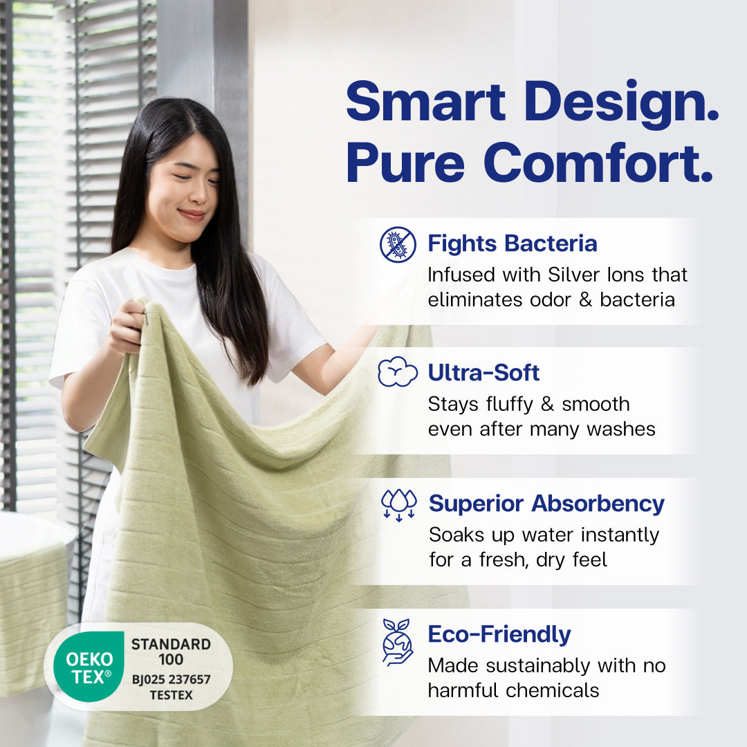 Luxury Bamboo Towel Set