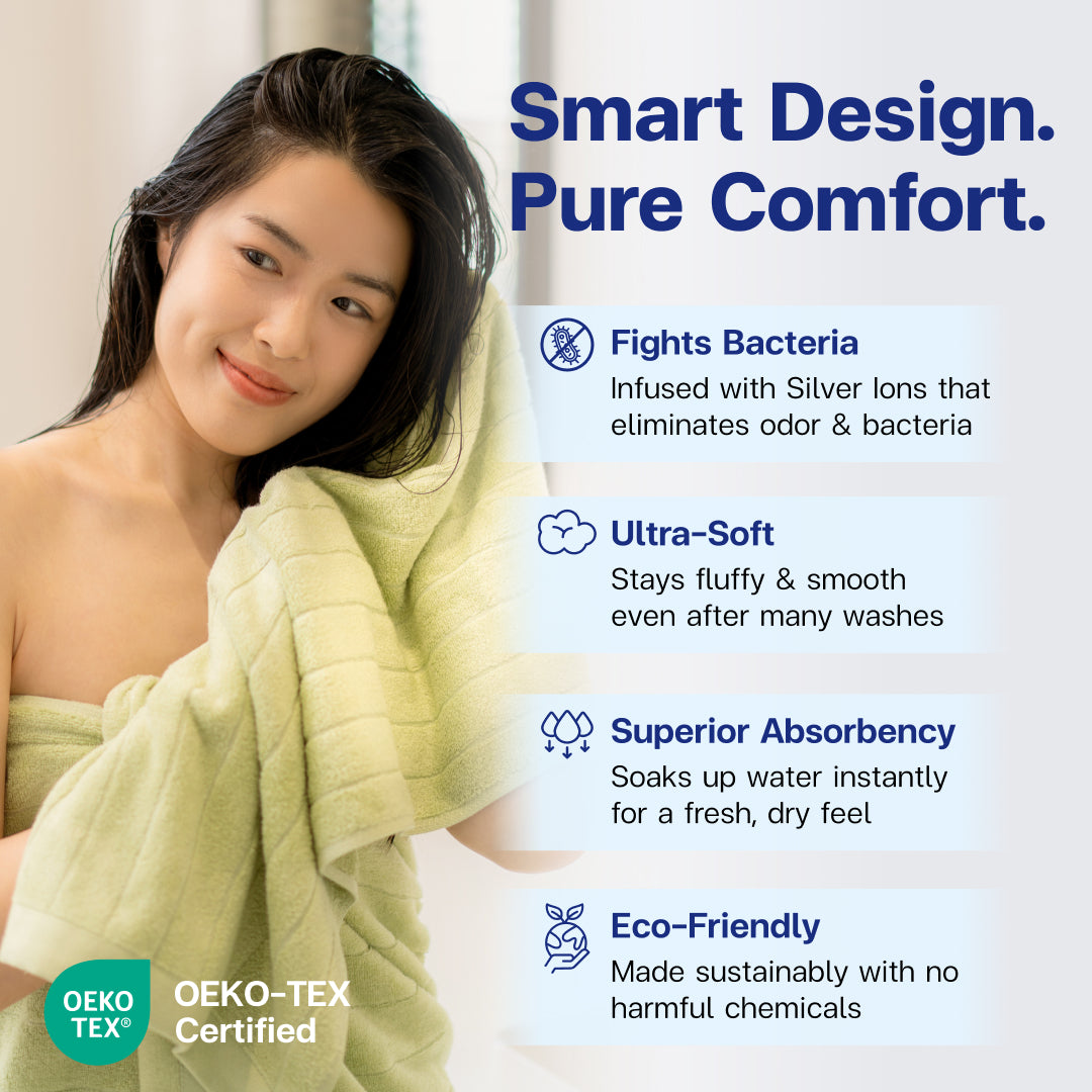 Luxury Bamboo Hair & Hand Towel